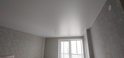 Простые белые-матовые натяжные потолки в 4 помещения