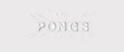 Логотип Pongs проступает через натяжной потолок